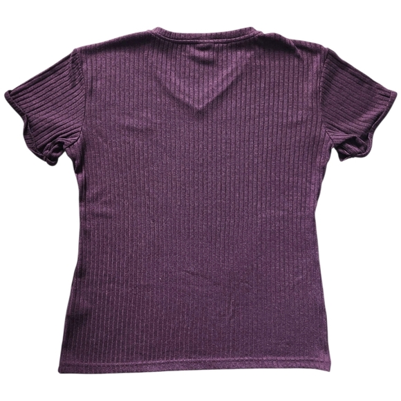 Father Sons Purple Short Sleeve V-neck Tee - Picture 3 of 4